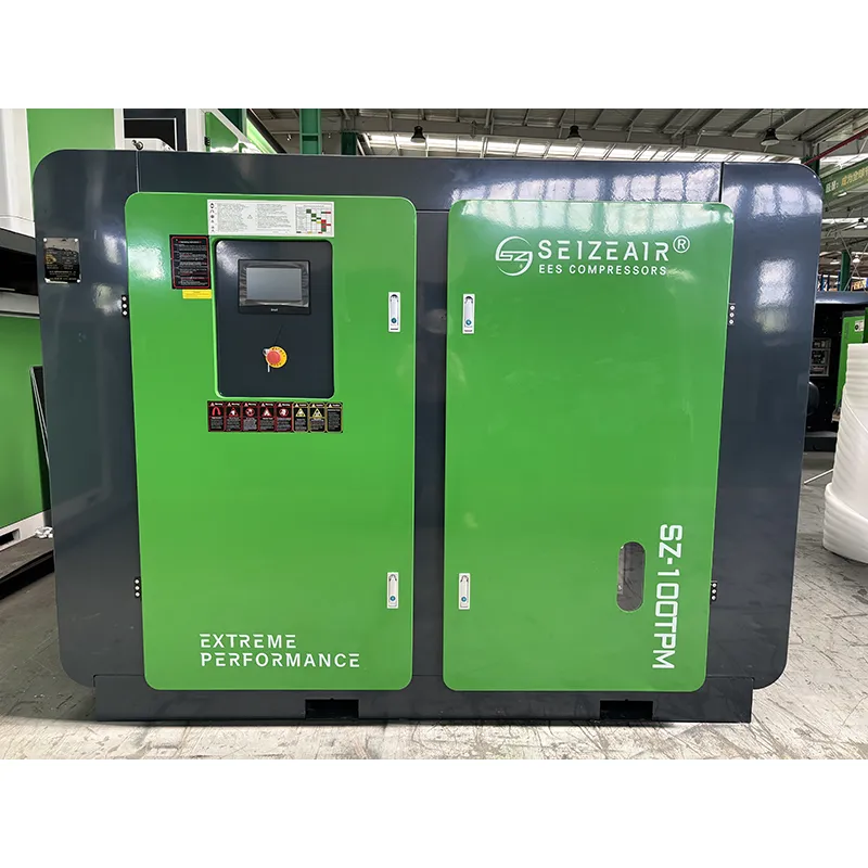 380 V Industrial PM VSD kaksivaiheinen ruuviilmakompressori